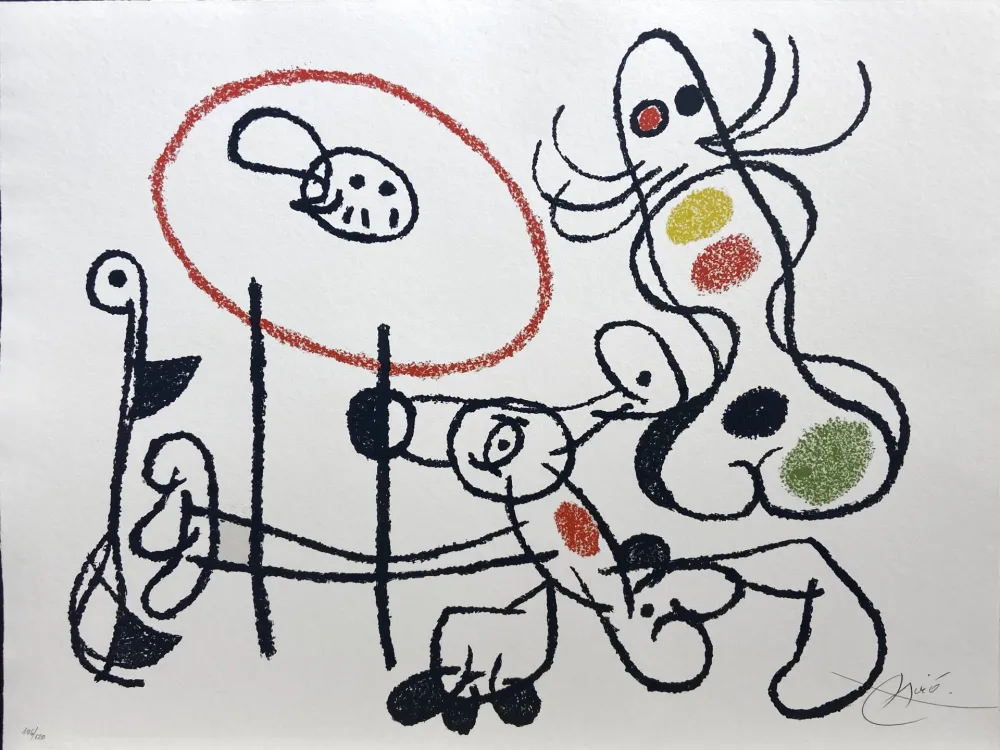 リトグラフ Miró - UBU ON THE BALEARIC ISLANDS