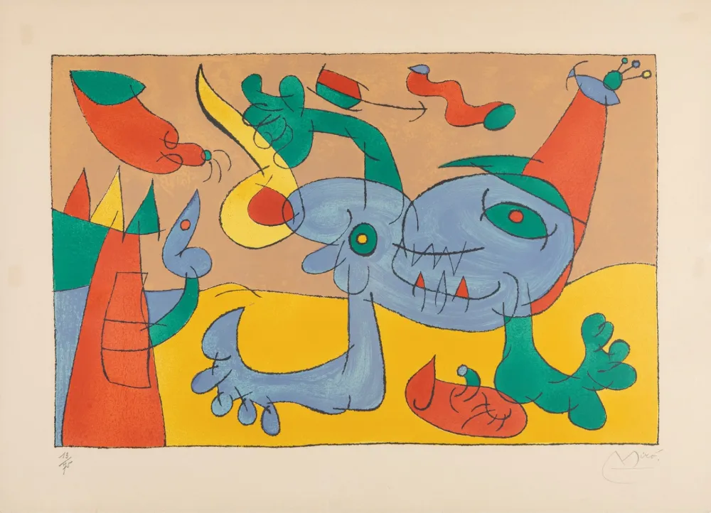 リトグラフ Miró - Ubu Rey (Ubu Roi)