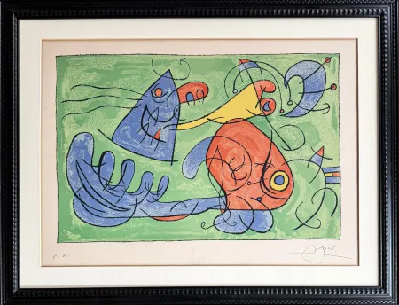 リトグラフ Miró - UBU ROI