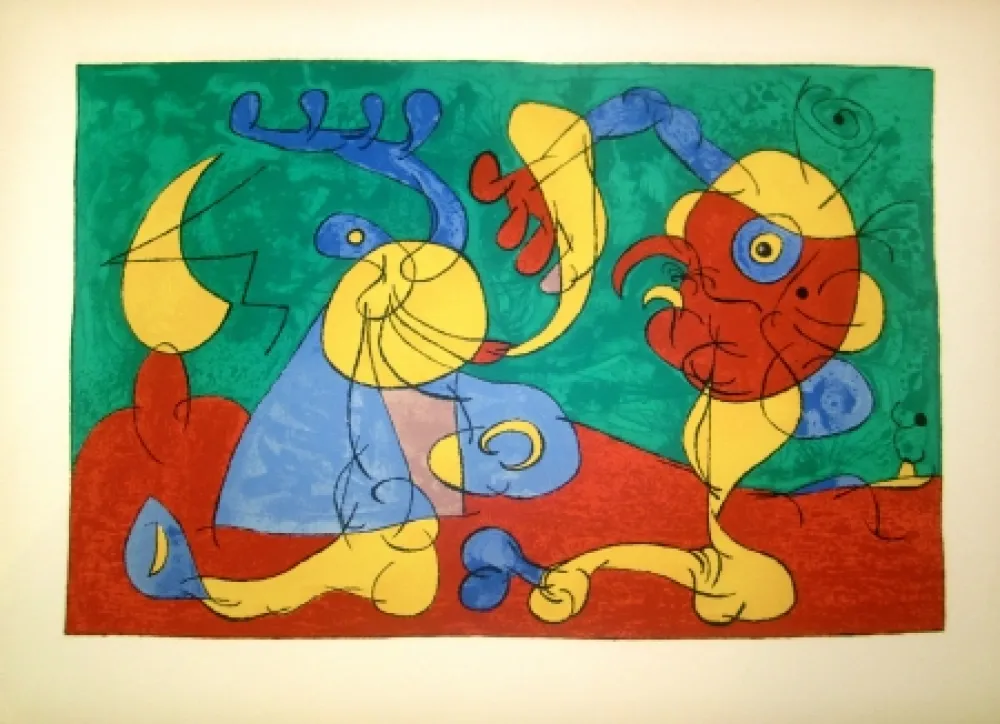 リトグラフ Miró - Ubu Roi