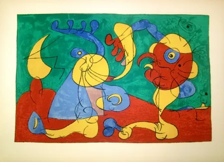 リトグラフ Miró - Ubu Roi