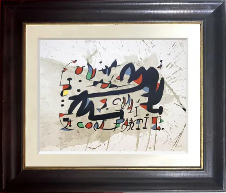 リトグラフ Miró - Un Cami Compartit