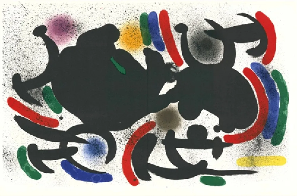 リトグラフ Miró - Untitled