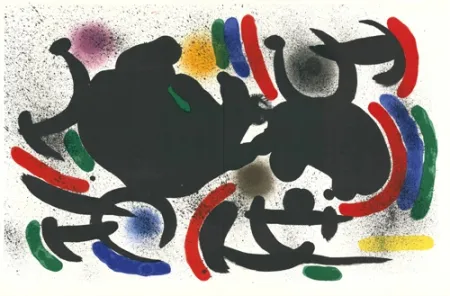 リトグラフ Miró - Untitled