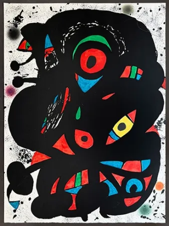 リトグラフ Miró - Untitled