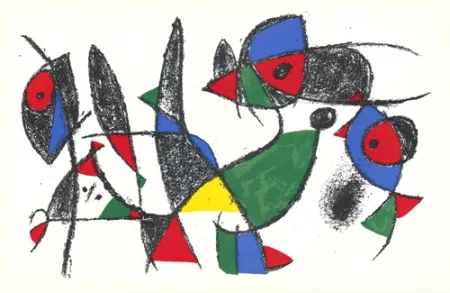 リトグラフ Miró - Untitled