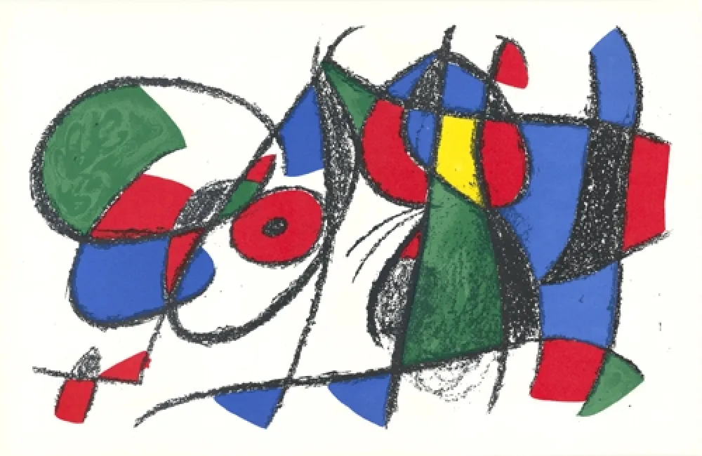リトグラフ Miró - Untitled