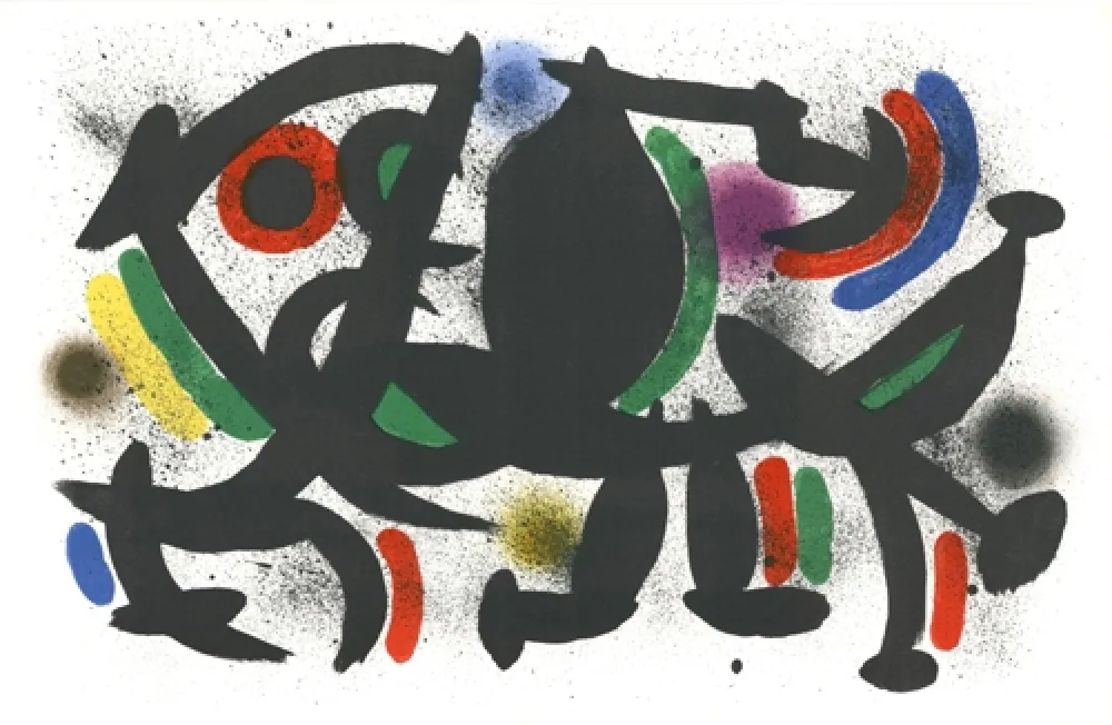 リトグラフ Miró - Untitled
