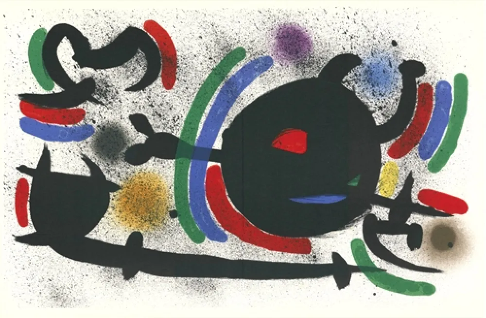 リトグラフ Miró - Untitled
