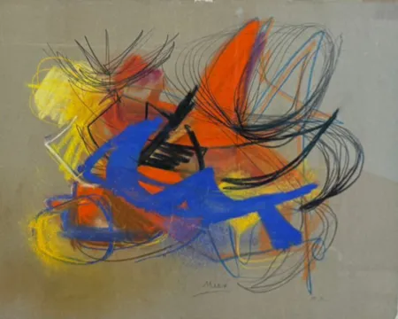 多数の Miró - Untitled (Chromatic Scribble)
