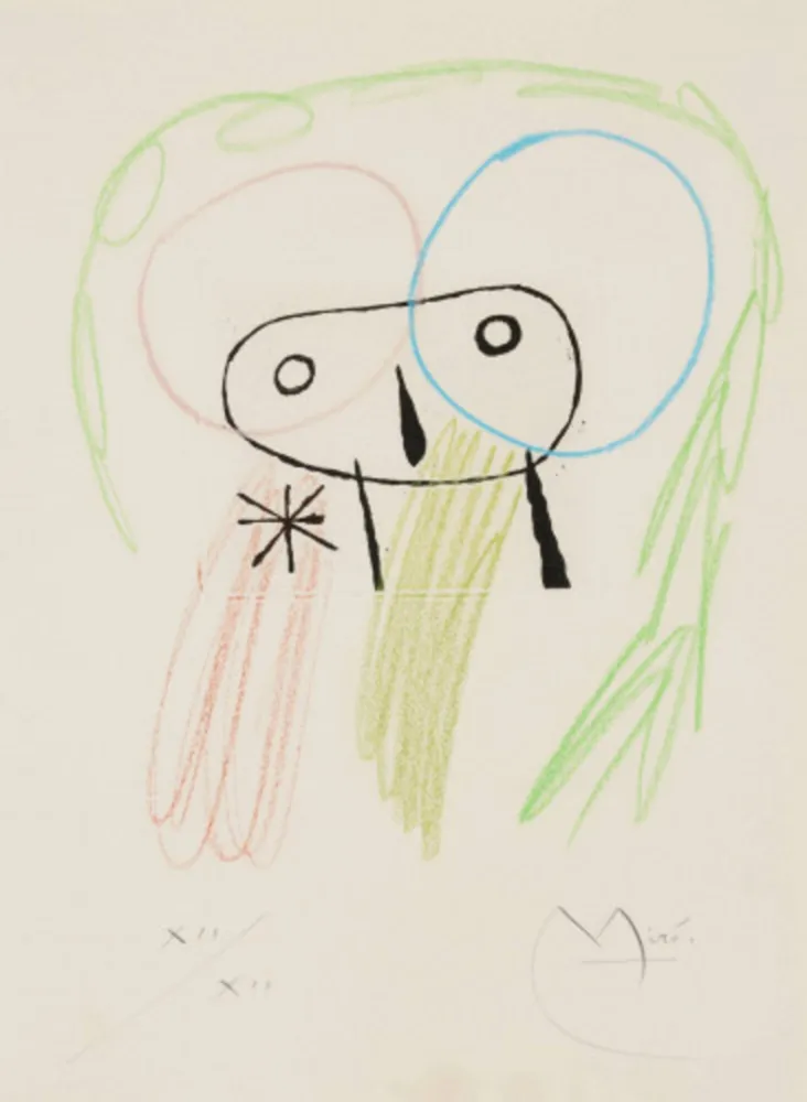 多数の Miró - Untitled (from the La bague d’Aurore portfolio)