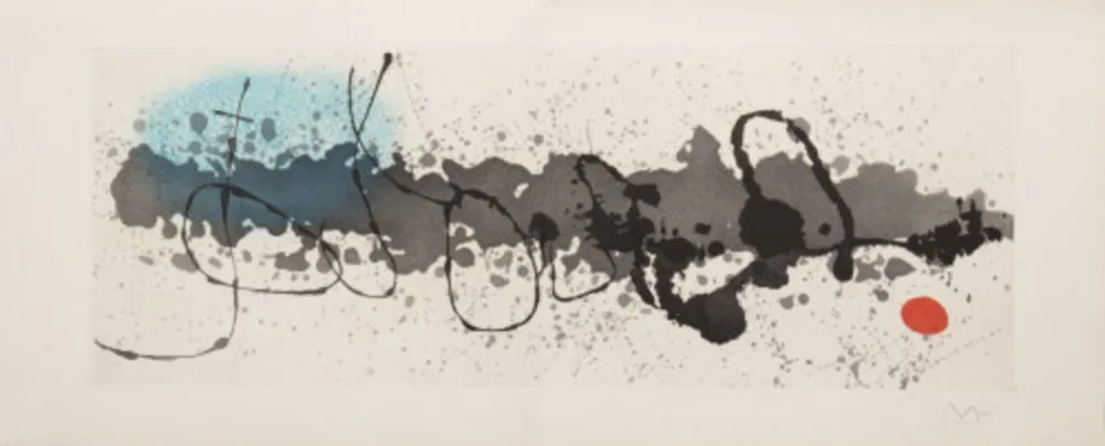エッチングと　アクチアント Miró - Untitled from Tracé sur l'Eau
