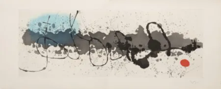エッチングと　アクチアント Miró - Untitled from Tracé sur l'Eau