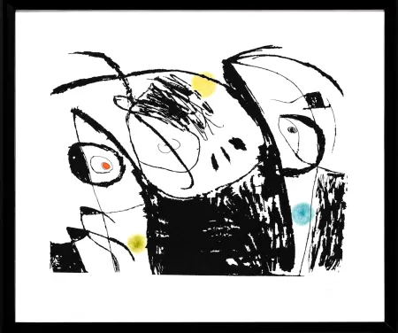 エッチングと　アクチアント Miró - Untitled (Série Mallorca)