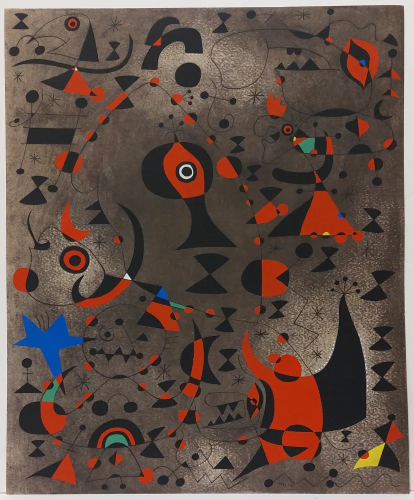 ステンシル Miró - Vers l'arc-en-ciel (Constellations) 