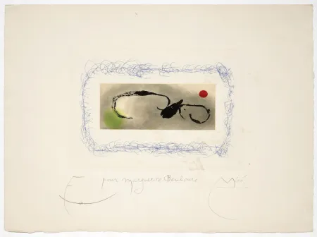 エッチングと　アクチアント Miró - Without the Sun, Heraclitus of Ephesus, 1965