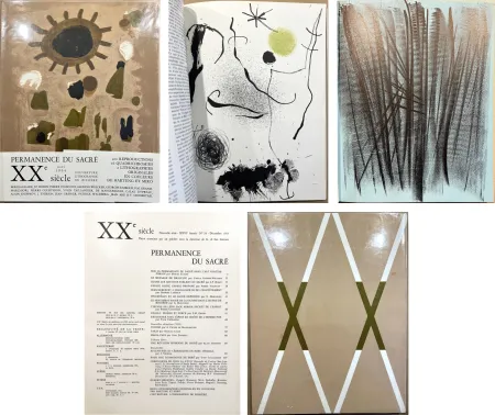 挿絵入り本 Miró - XXe Siècle (Nouvelle série). XXVI Année. N°24. Permanence du Sacré. Déc. 1964 (Miro, Hartung)