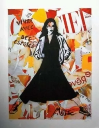 リトグラフ Miss.tic - Vivre avec des espoirs