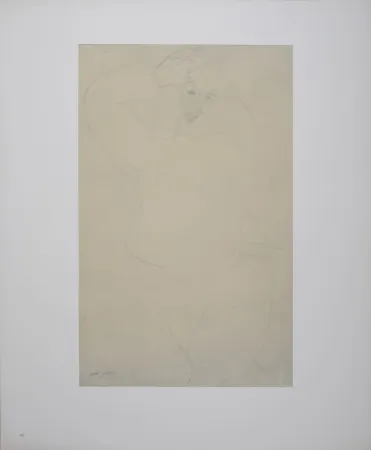 リトグラフ Modigliani - Figure of Man Dancing