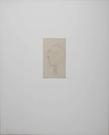 リトグラフ Modigliani - Portrait de Béatrice Hastings