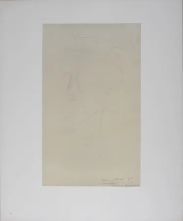 リトグラフ Modigliani - Portrait de Blaise Cendrars