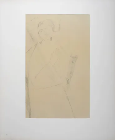 リトグラフ Modigliani - The Novice