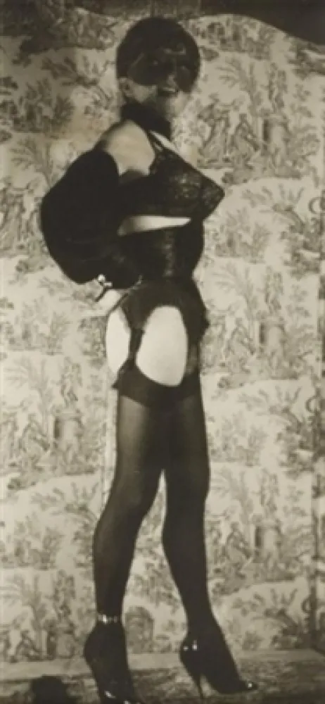 技術的なありません Molinier - Autoportrait au loup avec faux seins 