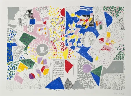 シルクスクリーン Mompó - Sin título