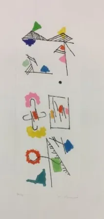 エッチング Mompó - Ventana abierta a un paisaje