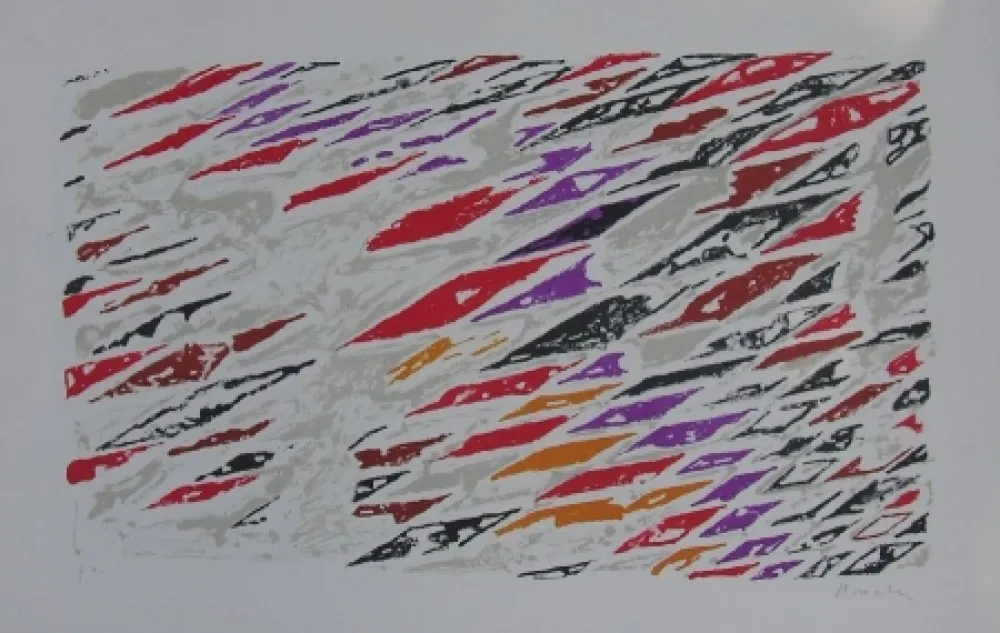 リトグラフ Moncada - Senza titolo