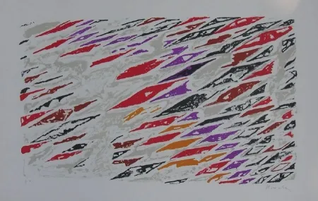 リトグラフ Moncada - Senza titolo