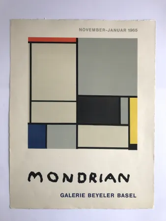 掲示 Mondrian - Galerie Beyeler Basel