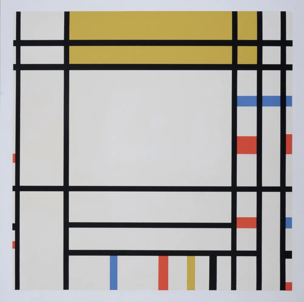 シルクスクリーン Mondrian - Place de la Concorde, 1967