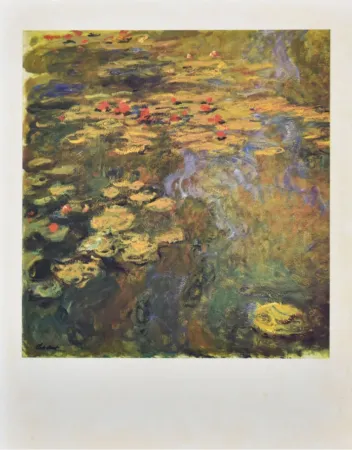 リトグラフ Monet - Le Bassin aux Nymphéas