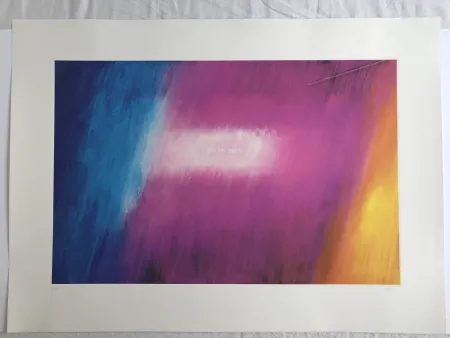 シルクスクリーン Monory - Fuite n° 7 - Nulle part