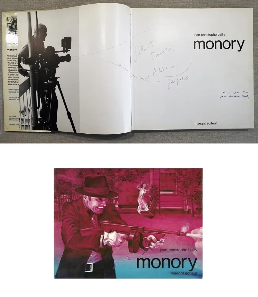 挿絵入り本 Monory - J.-C. Bailly. MONORY. Avec une dédicace de l'artiste (1979)