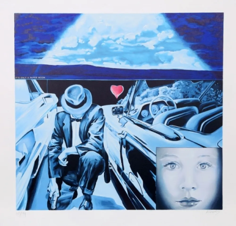 リトグラフ Monory - La Vie Imaginaire de Jonqerouas Cym No. 5