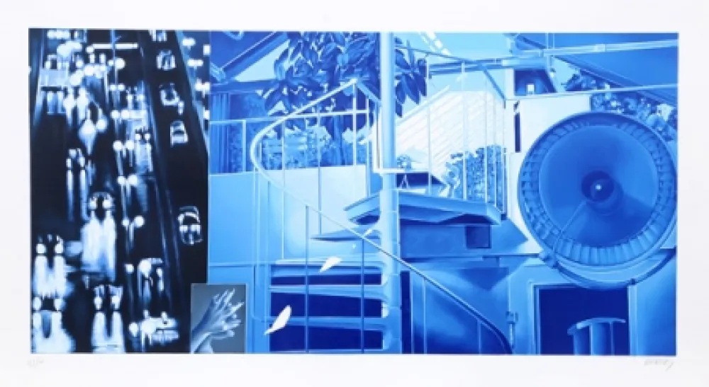 リトグラフ Monory - Nuit No. 5