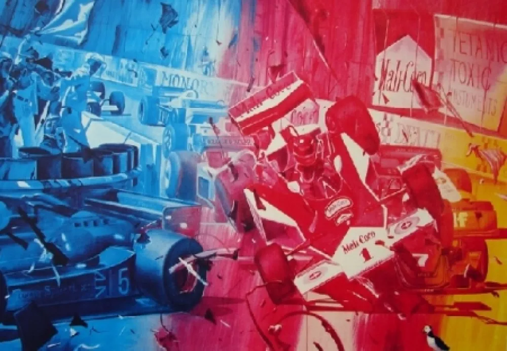 シルクスクリーン Monory - Tetanic toxic