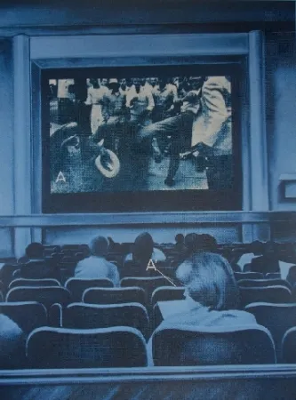 シルクスクリーン Monory - USA 76 - Movies