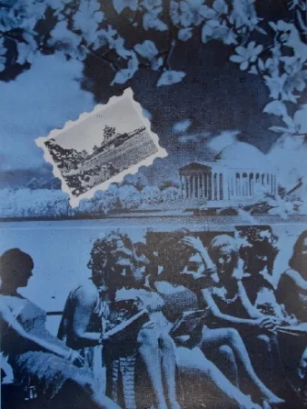 シルクスクリーン Monory - USA 76 - Plage