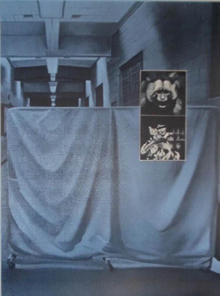 シルクスクリーン Monory - USA 76 - Singes