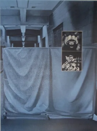 シルクスクリーン Monory - USA 76 - Singes