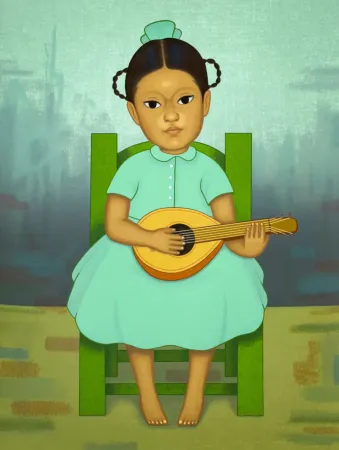 シルクスクリーン Montoya - Mandolina