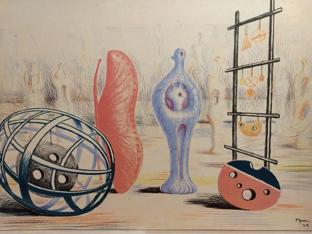 リトグラフ Moore - School for arts