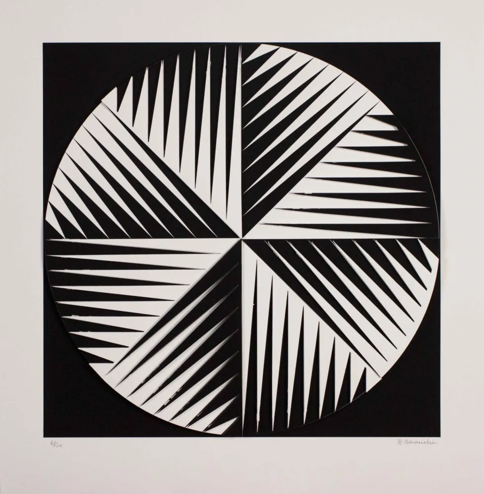 シルクスクリーン Morandini - Composizione