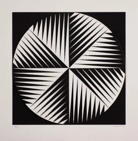 シルクスクリーン Morandini - Composizione