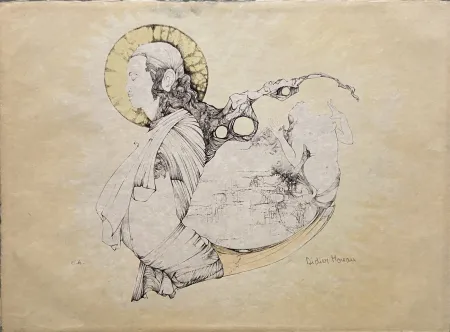 リトグラフ Moreau - L'Amour