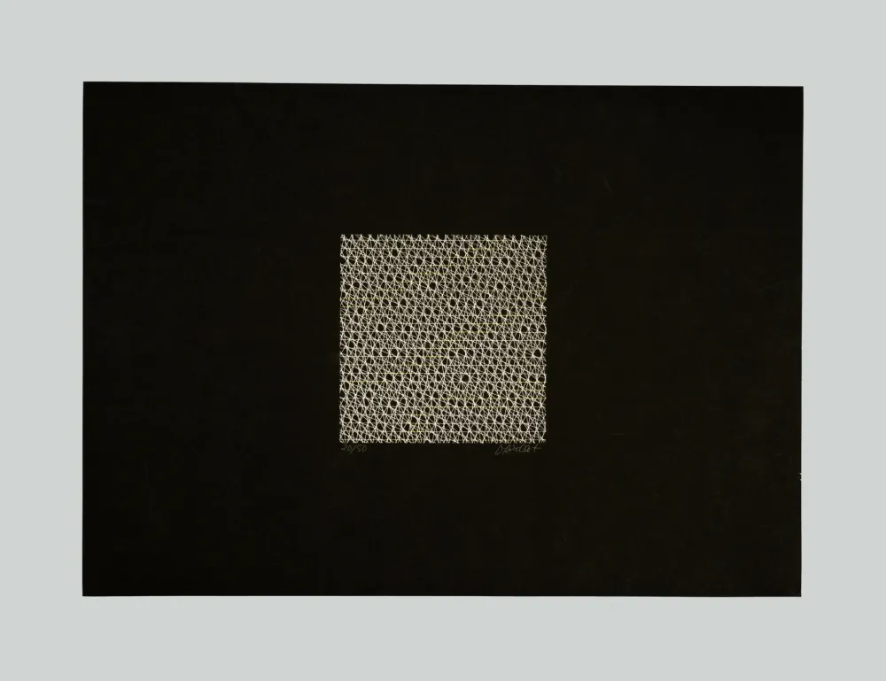 シルクスクリーン Morellet - Composition