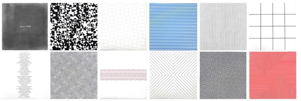 シルクスクリーン Morellet - Morellet, 1975